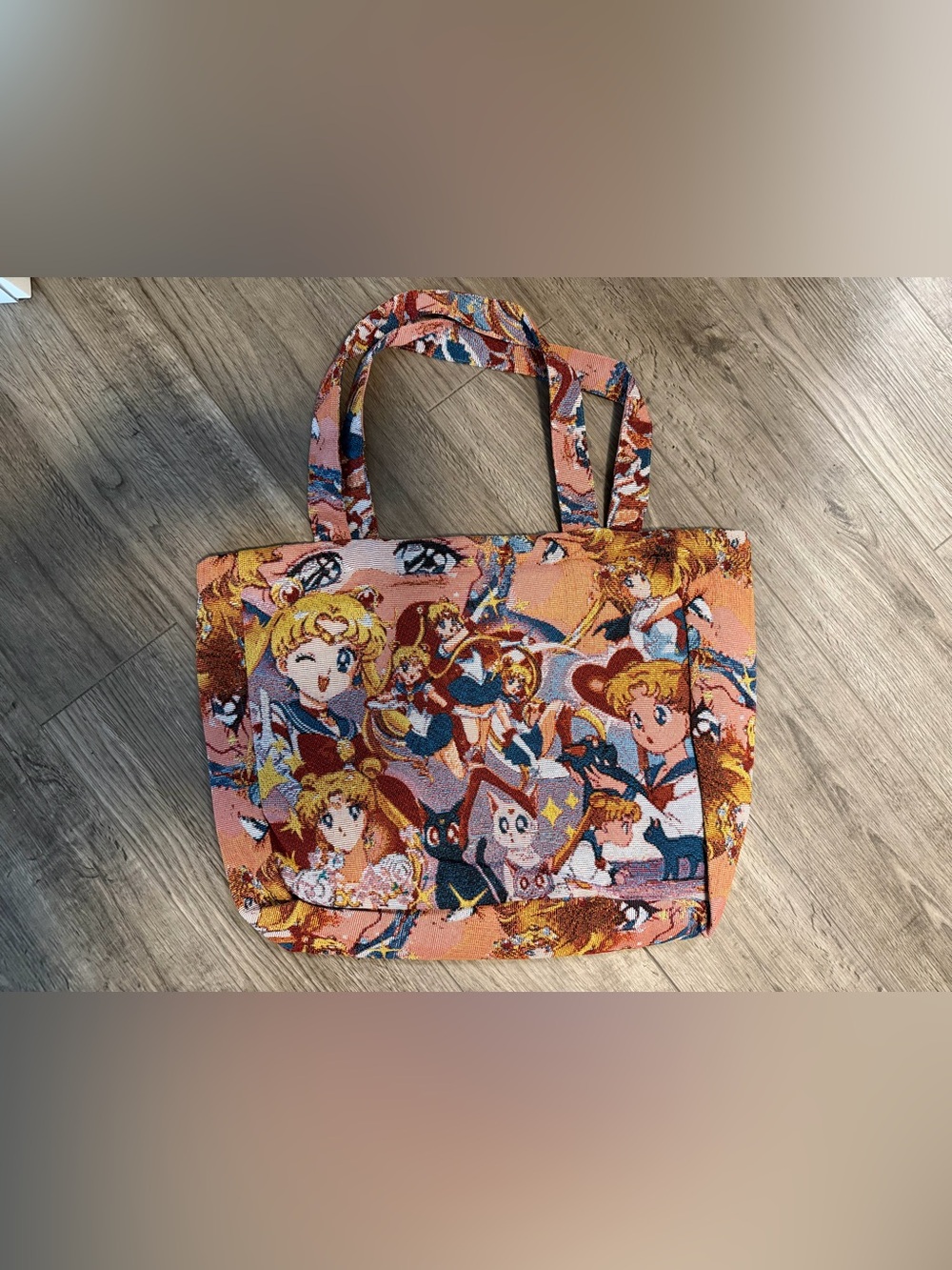 Sailor Moon Print Tote Bag